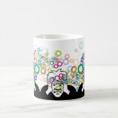 Thinking Man: Funny Meme Character Verwandlungstasse (Mittel)