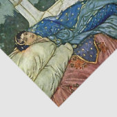 "Thinking of Lady Yang" von Edmund Dulac Seidenpapier (Ausschnitt)