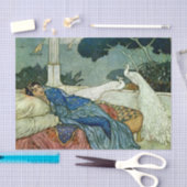 "Thinking of Lady Yang" von Edmund Dulac Seidenpapier (Handwerk)