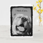 Thinking of you a lot karte (Gelbe Blume)