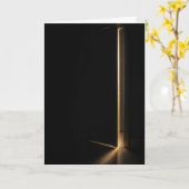 Thinking of You Beam of Light In Doorway Karte (Gelbe Blume)