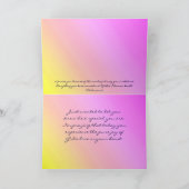 Thinking of You Blue Iris Karte (Innenseite)