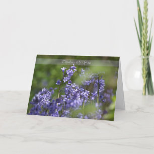 Thinking of you bluebells in the wood karte