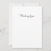 Thinking of You Bright Flowers in Pitcher Flat Karte (Rückseite)