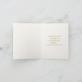 Thinking of You Card | Blue Hydrangea Floral Karte (Innenseite)