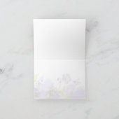 Thinking of You Floral Folded Card Karte (Innenseite)