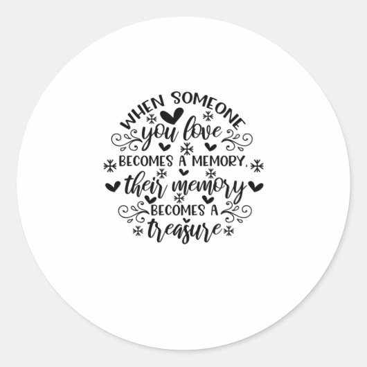 Thinking of you in heaven seems so far away, Yet a Runder Aufkleber (Vorderseite)