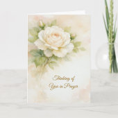 Thinking of You in Prayer Christian Sympathy Karte (Vorderseite)