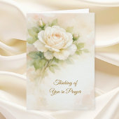 Thinking of You in Prayer Christian Sympathy Karte