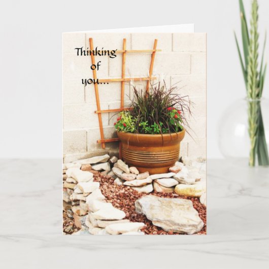 Thinking of You. Karte (Vorderseite)