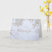 Thinking of You Karte (Gelbe Blume)