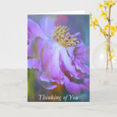 Thinking of you karte (Gelbe Blume)