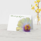Thinking of you... karte (Gelbe Blume)