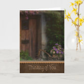 thinking of you old trike karte (Gelbe Blume)