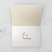 Thinking of You Open Vintage Book Karte (Innenseite)