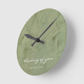 Thinking Of You Sage Wanduhr (Winkel)