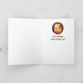 Thinking of You Sending a Hedgehog Hug, Hedgehug Karte (Innenseite)