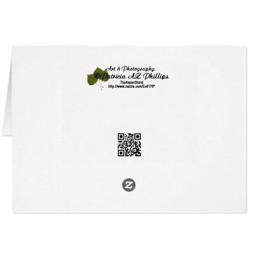 Thinking of You Snow Covered Pink Tulip (Rückseite Horizontal)