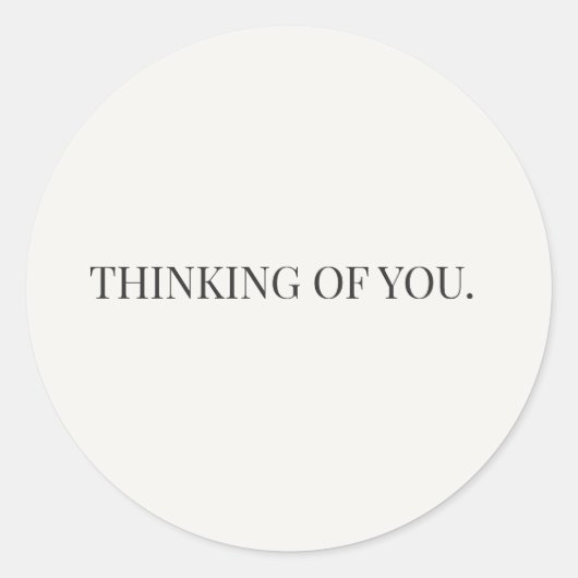 Thinking of You Sticker – Everyday Support Series (Vorderseite)
