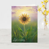 Thinking of You Sunflower Sunshine Karte (Gelbe Blume)