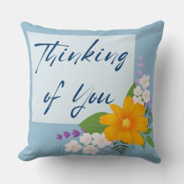 Thinking of You with Support Bouquet Kissen