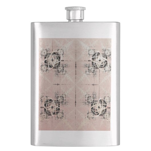Thinking Pastel Drehungen Classic Flask Flachmann (Vorderseite)
