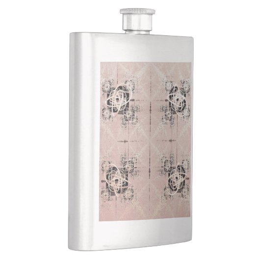 Thinking Pastel Drehungen Classic Flask Flachmann (Rechts)