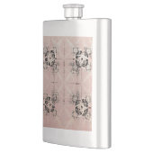 Thinking Pastel Drehungen Classic Flask Flachmann (Links)