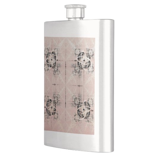Thinking Pastel Drehungen Classic Flask Flachmann (Links)