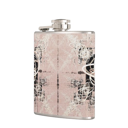 Thinking Pastel Drehungen Flask Flachmann (Links)