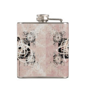 Thinking Pastel Drehungen Flask Flachmann (Rückseite)