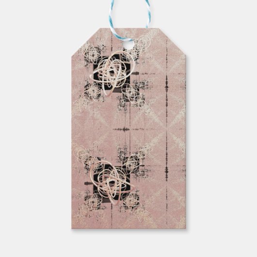 Thinking Pastel Drehungen - Geschenkmarke Geschenkanhänger (Vorderseite)