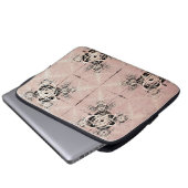 Thinking Pastel Drehungen Notebook-Tasche Laptopschutzhülle (Vorne Knopf)