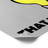 Thinking Trend Funny Poster Sign (Ecke)