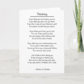 Thinking - Walter D. Wintle Karte (Vorderseite)