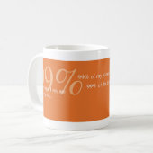 Thinklings Tasse - 99% (Vorderseite Links)