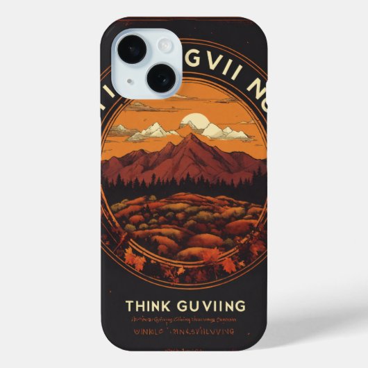 THINKSGIVING Technology Event - Smoky Mountain Case-Mate iPhone Hülle (Rückseite)