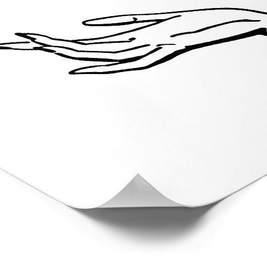 Thinner Ich lächle noch mehr Poster (Ecke)