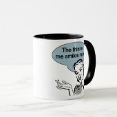 Thinner Ich lächle noch mehr Tasse (VorderseiteRechts)