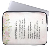 Thinning Veil - Erwachen Gedicht Poster Laptopschutzhülle (Vorderseite)