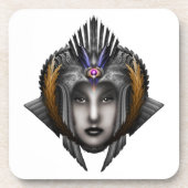 Thinosia Queen of Armageddon ISO Getränkeuntersetzer (Vorderseite)