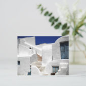 Thirasia maison Insel Griechenland über Santorini Postkarte (Stehend Vorderseite)