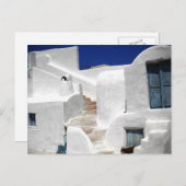 Thirasia maison Insel Griechenland über Santorini Postkarte (Vorne/Hinten)