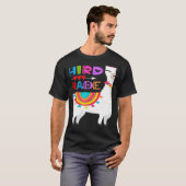 Third 3rd Grade Teacher No Prob Llama First Day Gi T-Shirt (Vorne ganz)