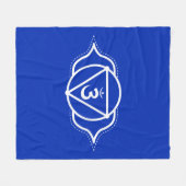 Third Eye Chakra | Ajna | Indigo | Meditation Fleecedecke (Vorderseite (Horizontal))