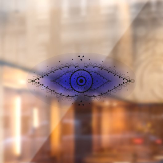 Third Eye Chakra Fensteraufkleber (Blatt 2)