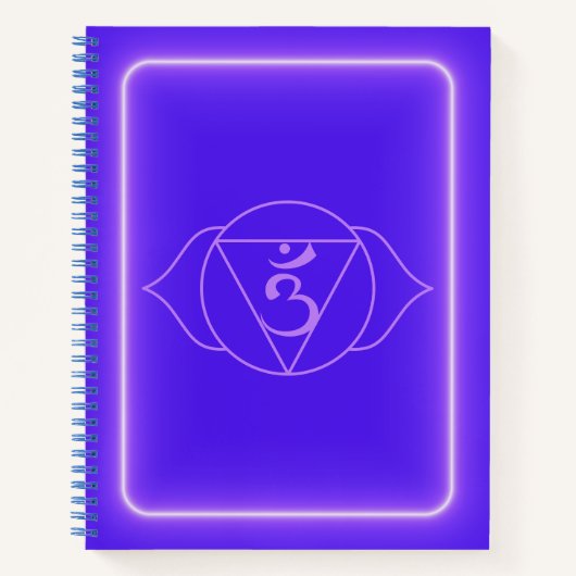 Third Eye Chakra Journal Notizblock (Vorderseite)
