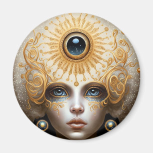 Third Eye Goddess Fantasy Art Magnet