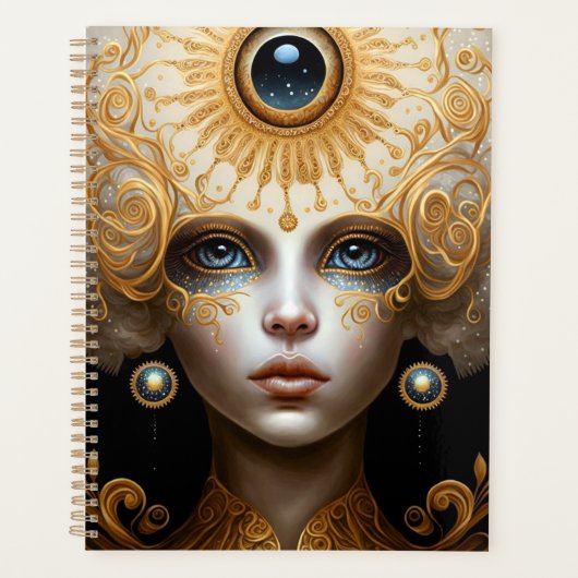 Third Eye Goddess Fantasy Art Planer (Vorderseite)