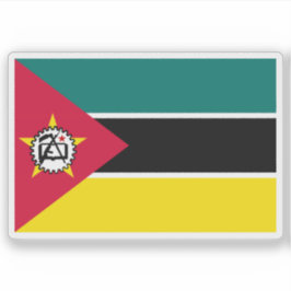 Third flag of Mozambique (April-May 1983) Aufkleber